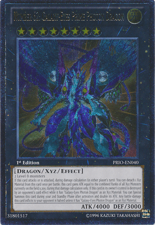 Number 62: Galaxy-Eyes Prime Photon Dragon [PRIO-EN040] Ultimate Rare - POKÉ JEUX