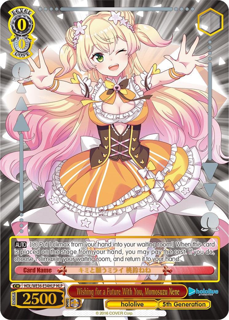 Wishing for a Future With You, Momosuzu Nene (Foil) [hololive production Premium Booster] - POKÉ JEUX