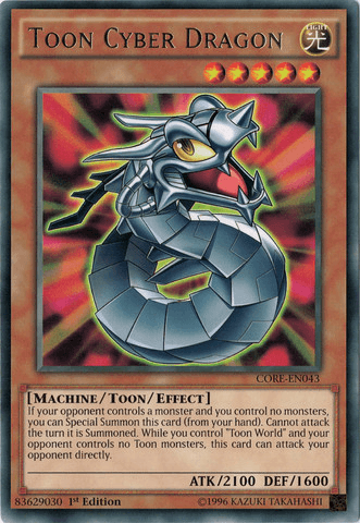 Toon Cyber Dragon [CORE-EN043] Rare - POKÉ JEUX