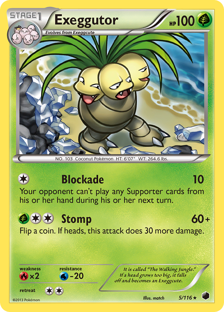 Exeggutor (5/116) [Black & White: Plasma Freeze]