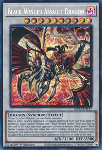 Black-Winged Assault Dragon [MP23-EN187] Prismatic Secret Rare - POKÉ JEUX