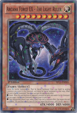 Arcana Force EX - The Light Ruler [SP13-EN044] Starfoil Rare - POKÉ JEUX