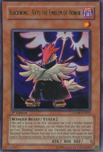 Blackwing - Vayu the Emblem of Honor [ANPR-EN005] Ultra Rare - POKÉ JEUX