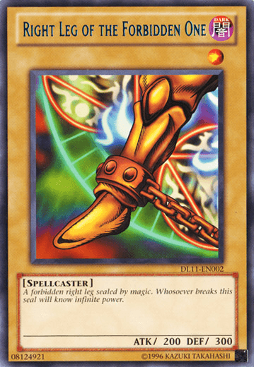 Right Leg of the Forbidden One (Blue) [DL11-EN002] Rare - POKÉ JEUX