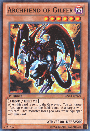 Archfiend of Gilfer [BPW2-EN020] Super Rare - POKÉ JEUX