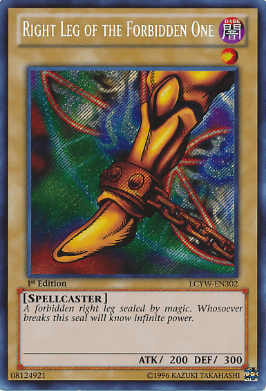 Right Leg of the Forbidden One [LCYW-EN302] Secret Rare - POKÉ JEUX