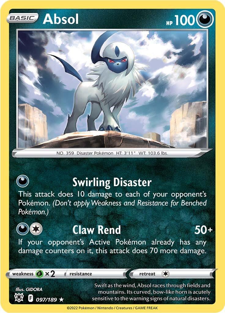 Absol (097/189) (Theme Deck Exclusive) [Sword & Shield: Astral Radiance] - POKÉ JEUX