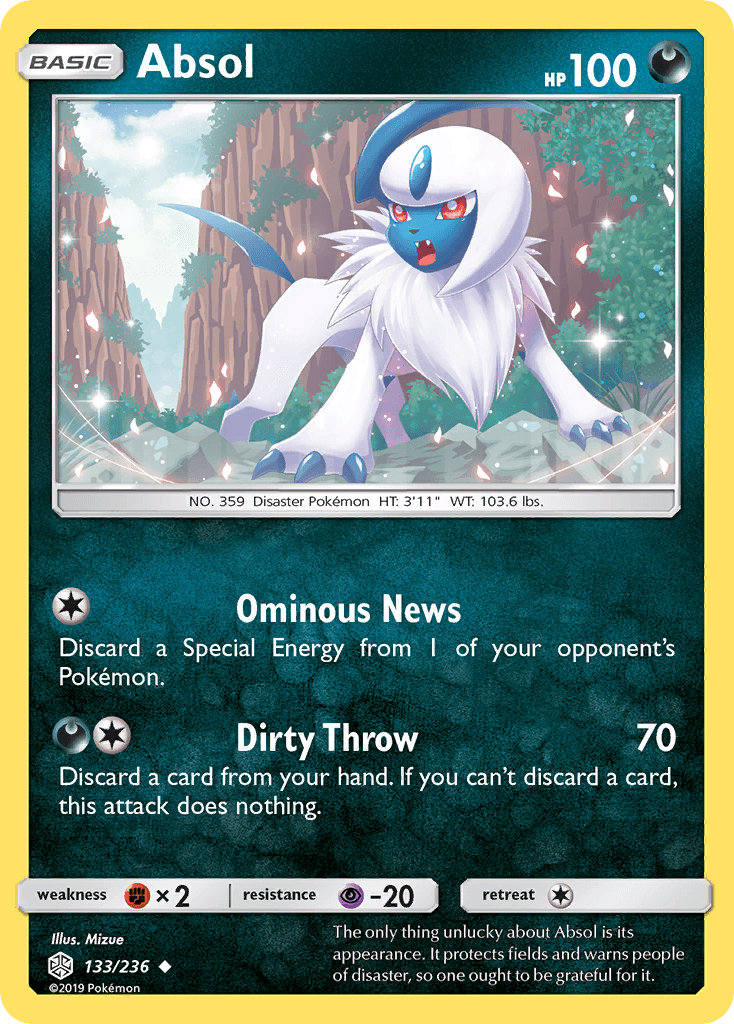 Absol (133/236) [Sun & Moon: Cosmic Eclipse] - POKÉ JEUX