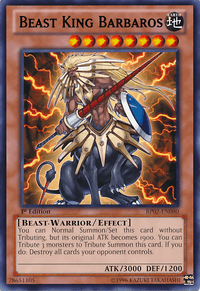 Beast King Barbaros [BP02-EN080] Mosaic Rare - POKÉ JEUX