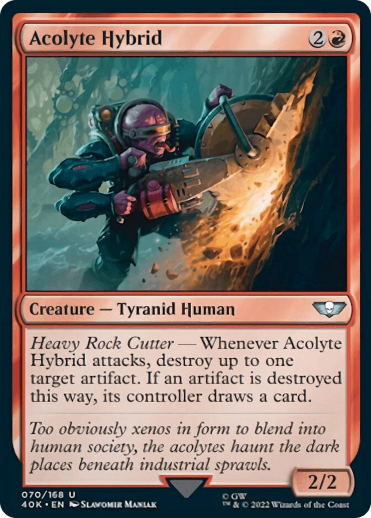 Acolyte Hybrid (Surge Foil) [Warhammer 40,000] - POKÉ JEUX