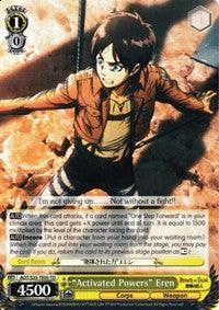 "Activated Powers" Eren (AOT/S35-TE05 TD) [Attack on Titan] - POKÉ JEUX