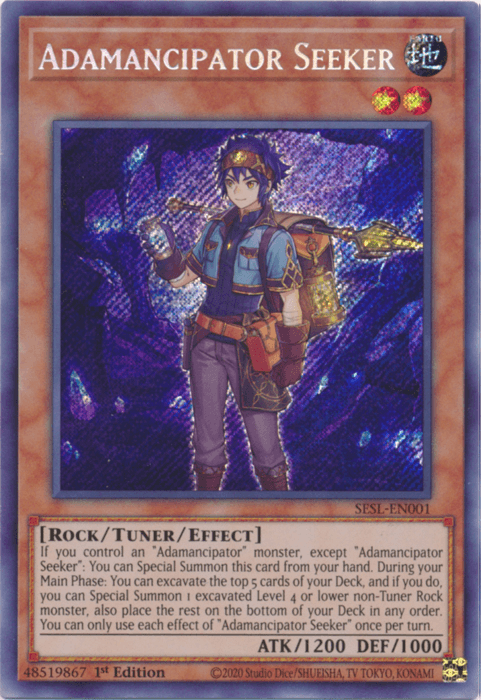 Adamancipator Seeker [SESL-EN001] Secret Rare - POKÉ JEUX