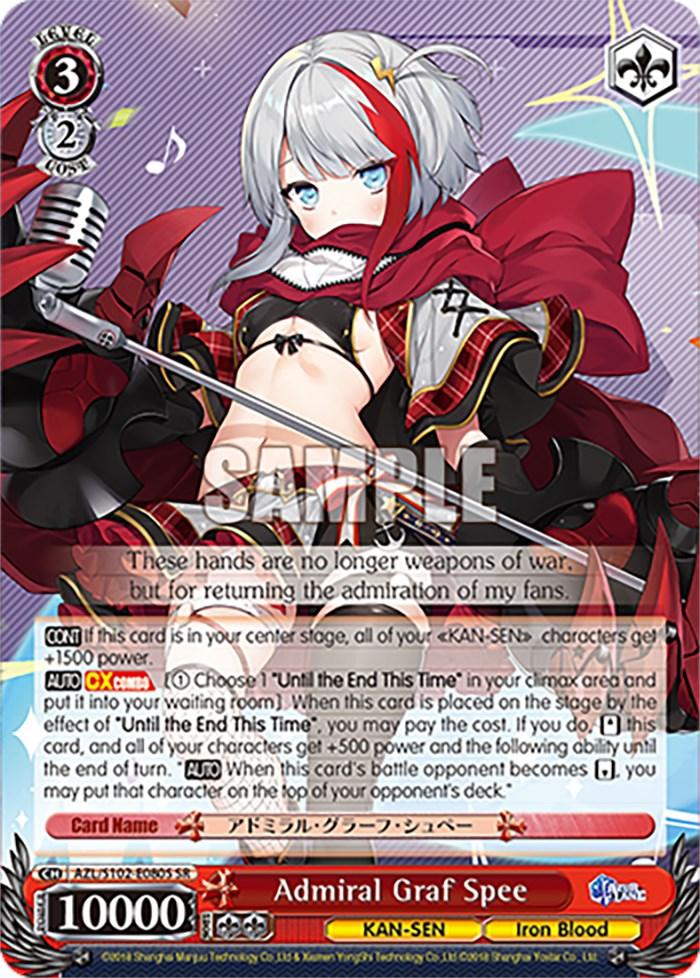 Admiral Graf Spee (AZL/S102-E080S SR) [Azur Lane] - POKÉ JEUX