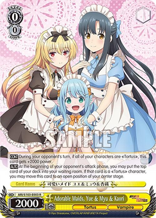 Adorable Maids, Yue & Myu & Kaori (ARI/S103-E003 R) [Arifureta: From Commonplace to World's Strongest] - POKÉ JEUX