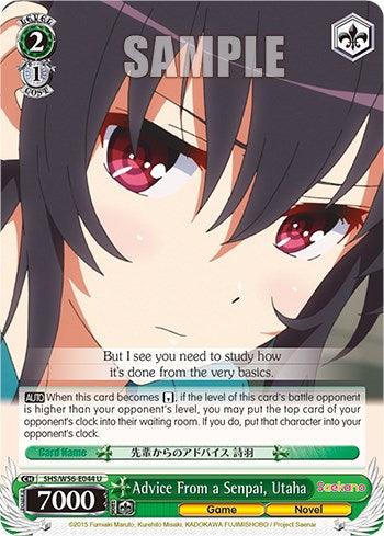 Advice From a Senpai, Utaha [Saekano: How to Raise a Boring Girlfriend] - POKÉ JEUX