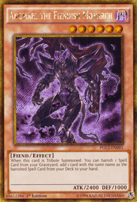 Angmarl the Fiendish Monarch [PGL3-EN001] Gold Secret Rare - POKÉ JEUX