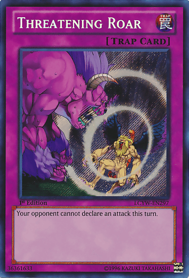 Threatening Roar [LCYW-EN297] Secret Rare - POKÉ JEUX