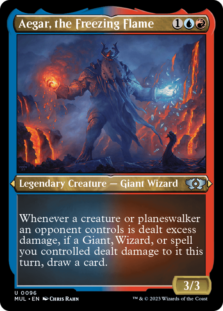 Aegar, the Freezing Flame (Foil Etched) [Multiverse Legends] - POKÉ JEUX