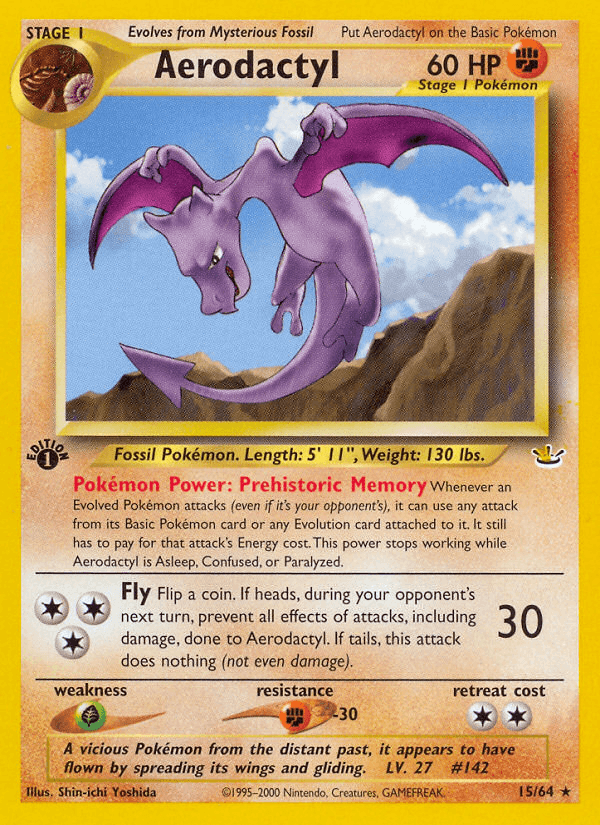 Aerodactyl (15/64) [Neo Revelation 1st Edition] - POKÉ JEUX