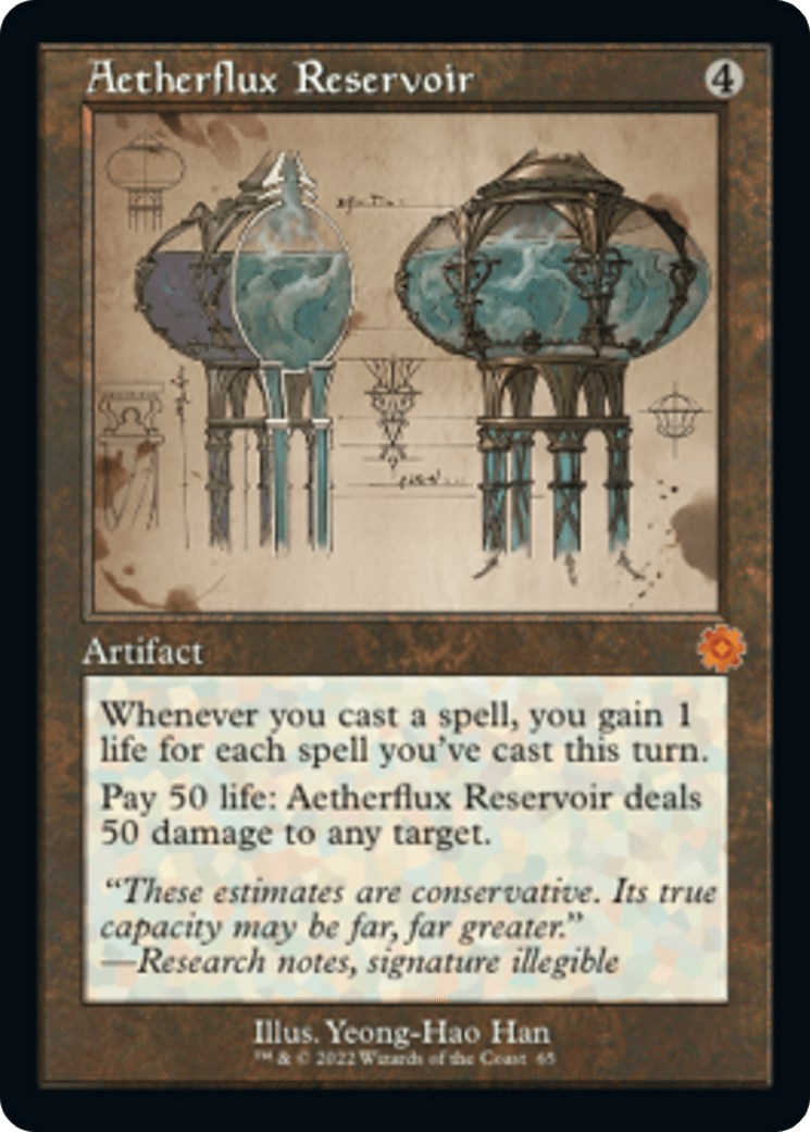 Aetherflux Reservoir (Retro Schematic) [The Brothers' War Retro Artifacts] - POKÉ JEUX