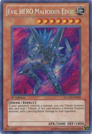 Evil HERO Malicious Edge [LCGX-EN029] Secret Rare - POKÉ JEUX