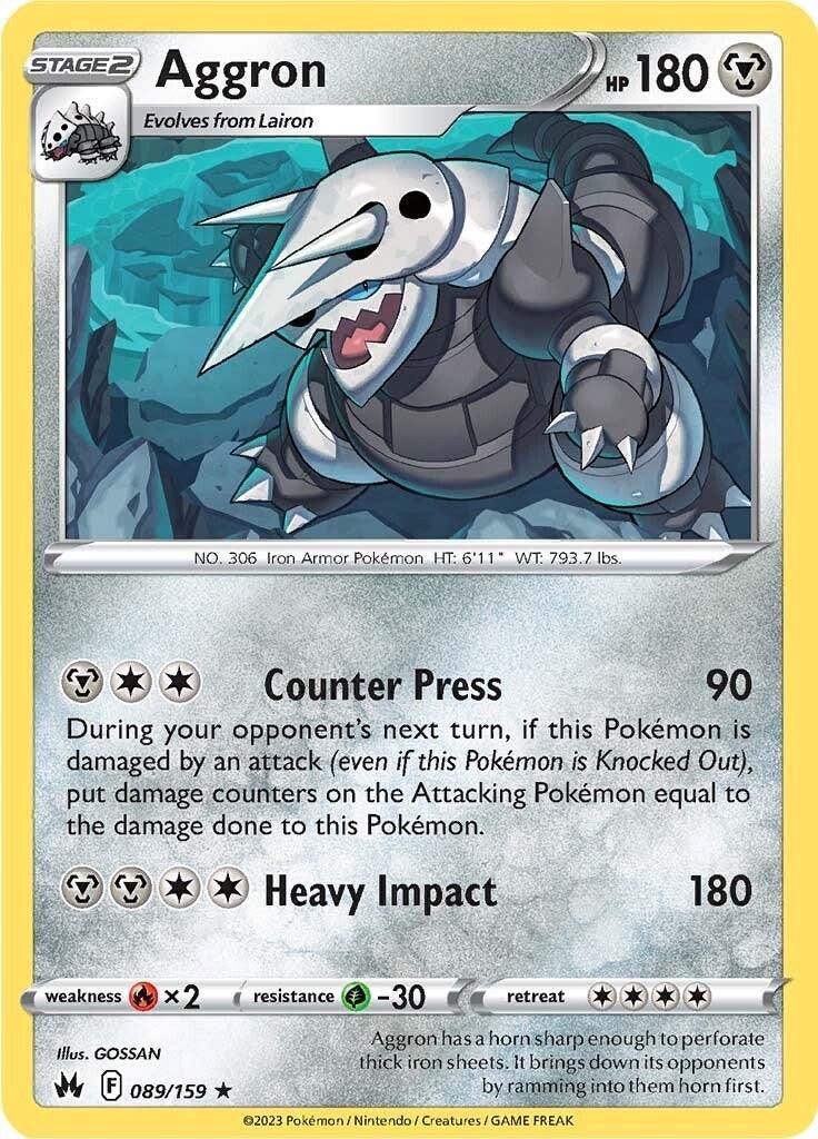 Aggron (089/159) [Sword & Shield: Crown Zenith] - POKÉ JEUX