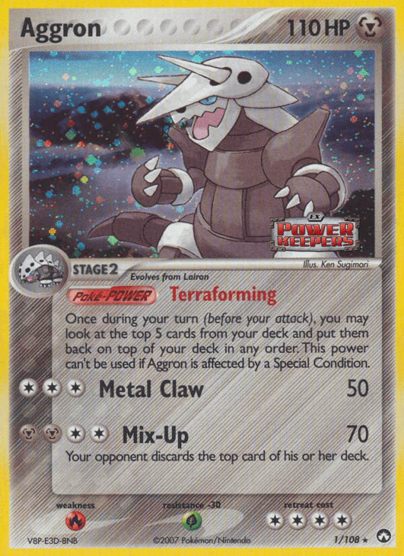 Aggron (1/108) (Stamped) [EX: Power Keepers] - POKÉ JEUX