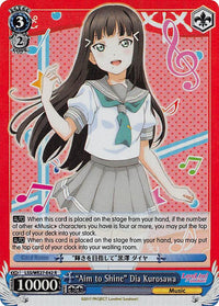 "Aim to Shine" Dia Kurosawa (LSS/WE27-E42 R) (Parallel Foil) [Love Live! Sunshine!! Extra Booster] - POKÉ JEUX