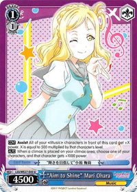 "Aim to Shine" Mari Ohara (LSS/WE27-E45 U) [Love Live! Sunshine!! Extra Booster] - POKÉ JEUX