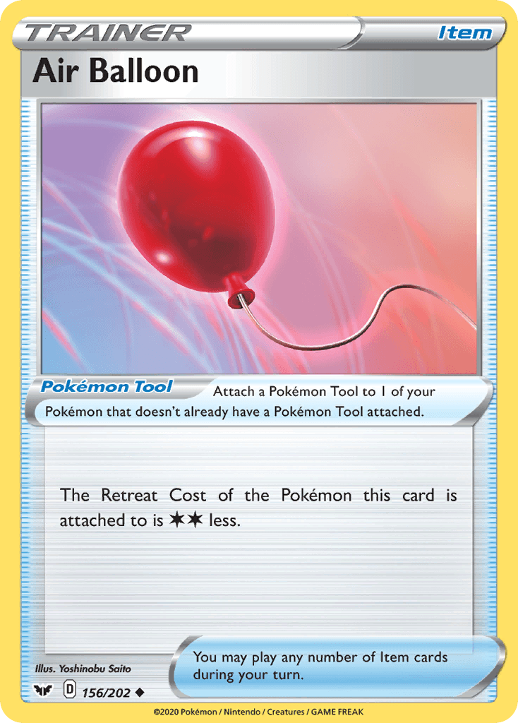 Air Balloon (156/202) [Sword & Shield: Base Set] - POKÉ JEUX