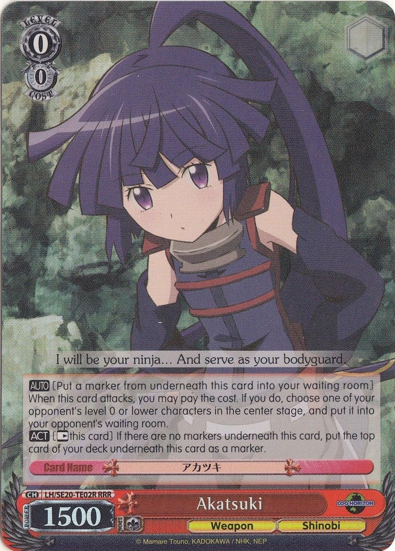 Akatsuki (LH/SE20-TE02R RRR) [LOG HORIZON] - POKÉ JEUX