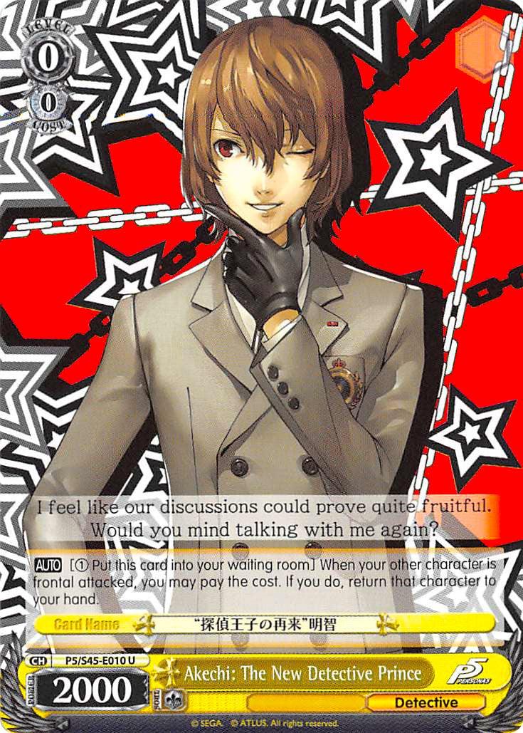 Akechi: The New Detective Prince (P5/S45-E010 U) [Persona 5] - POKÉ JEUX