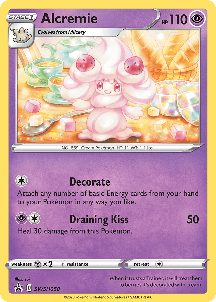 Alcremie (SWSH058) [Sword & Shield: Black Star Promos] - POKÉ JEUX