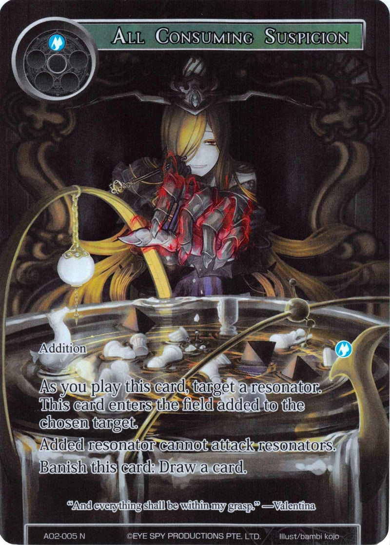 All Consuming Suspicion (Full Art) (AO2-005) [Alice Origin II] - POKÉ JEUX