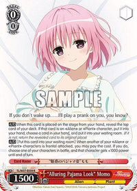 "Alluring Pajama Look" Momo (TL/W37-E059 R) [To Loveru Darkness 2nd] - POKÉ JEUX