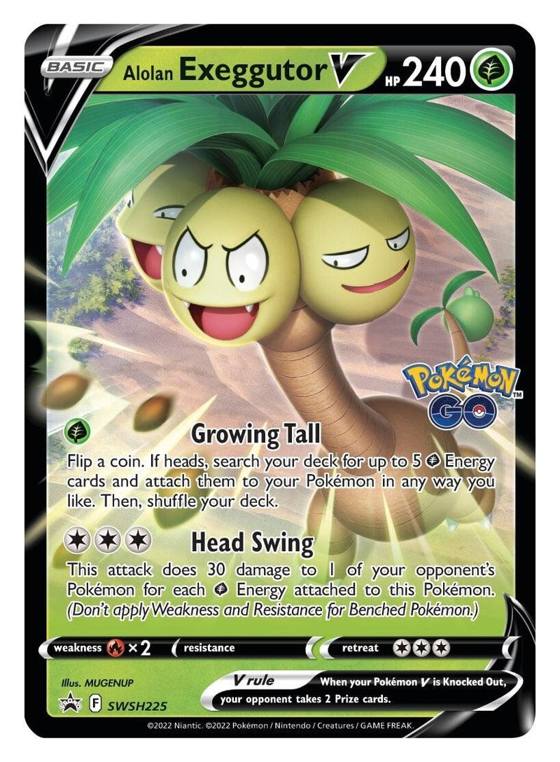 Alolan Exeggutor V (SWSH225) [Sword & Shield: Black Star Promos] - POKÉ JEUX