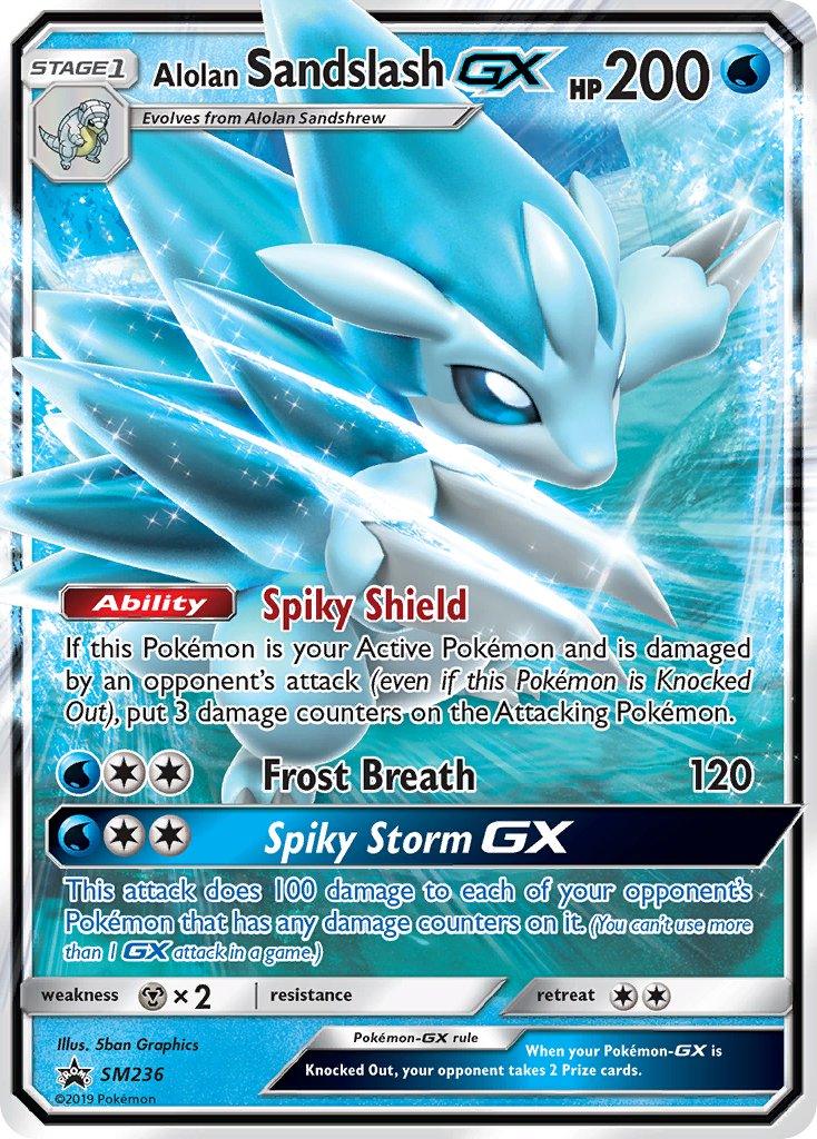 Alolan Sandslash GX (SM236) [Sun & Moon: Black Star Promos] - POKÉ JEUX