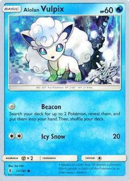 Alolan Vulpix (21/145) (Ice Path FTW - Zachary Bokhari) [World Championships 2017] - POKÉ JEUX