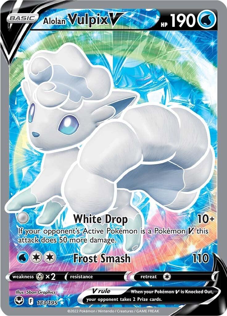 Alolan Vulpix V (173/195) [Sword & Shield: Silver Tempest] - POKÉ JEUX