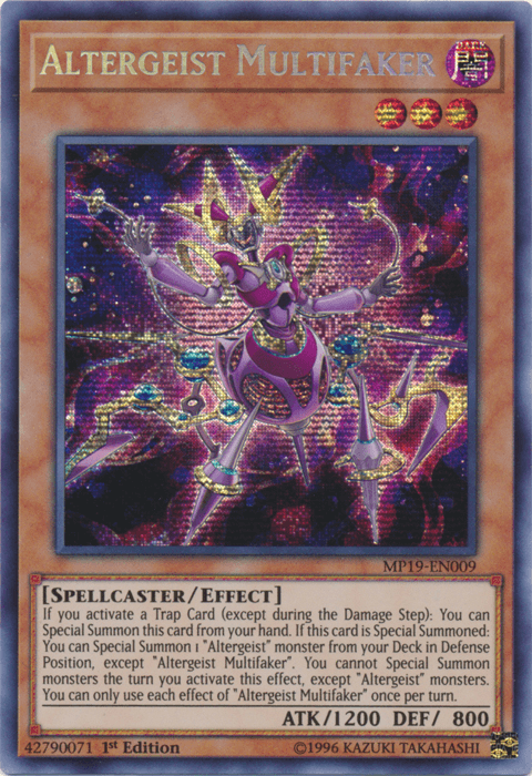 Altergeist Multifaker [MP19-EN009] Prismatic Secret Rare - POKÉ JEUX