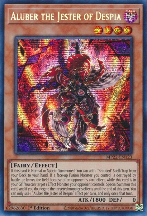 Aluber the Jester of Despia [MP22-EN123] Prismatic Secret Rare - POKÉ JEUX