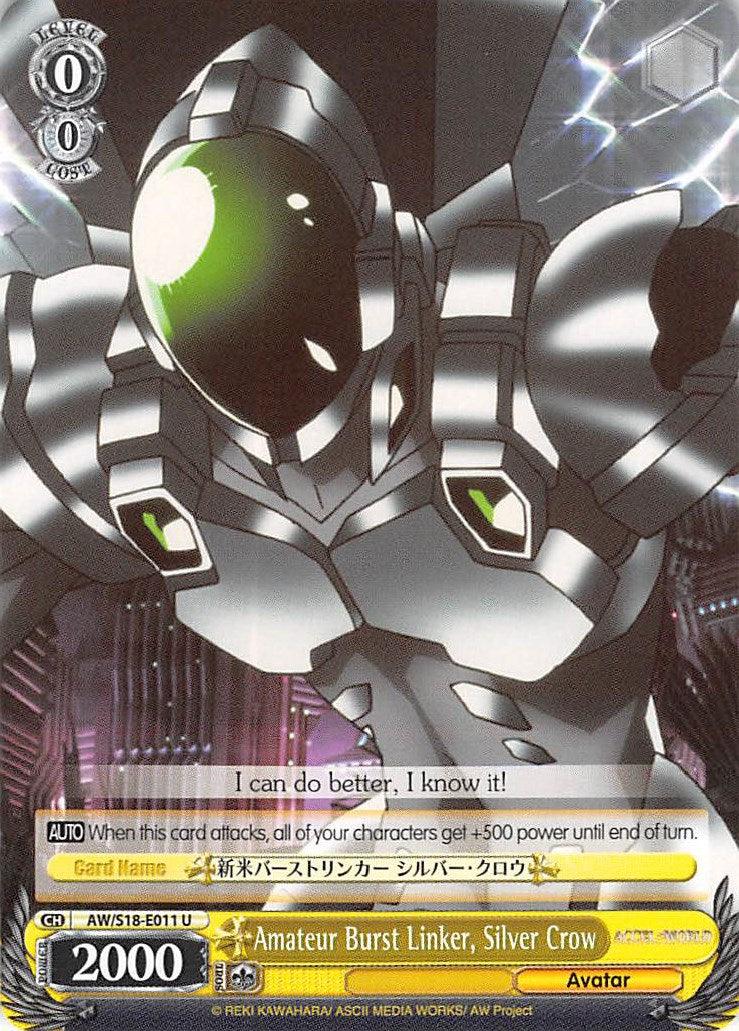 Amateur Burst Linker, Silver Crow (AW/S18-E011 U) [Accel World] - POKÉ JEUX