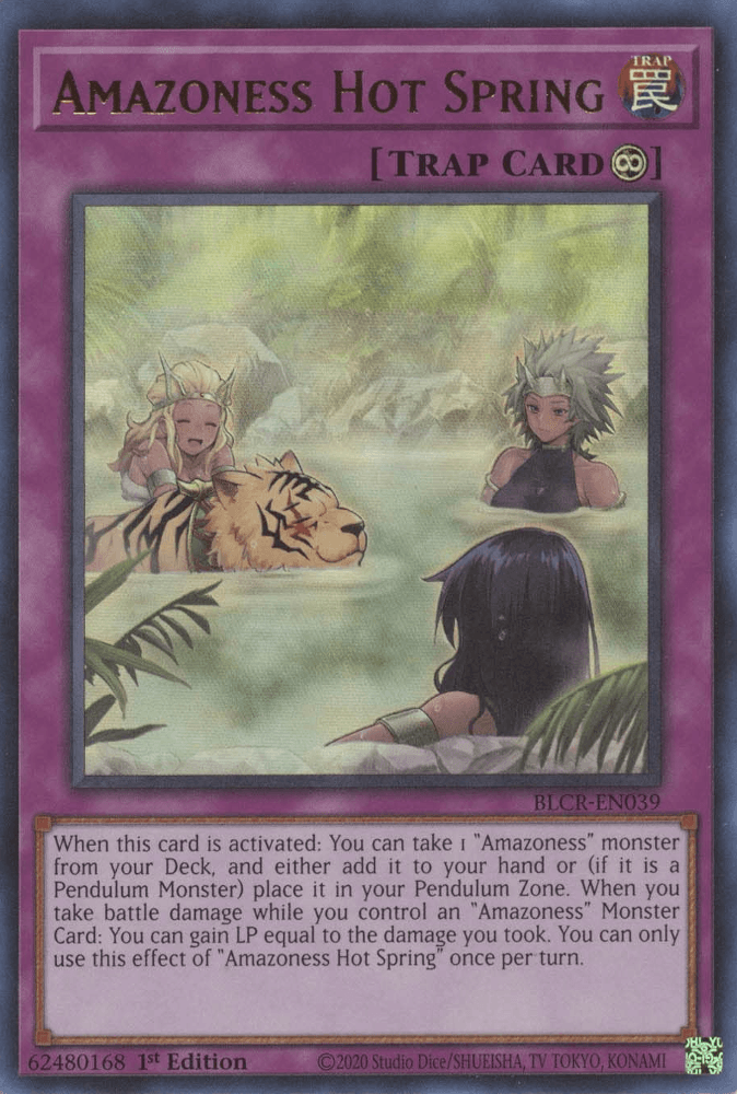 Amazoness Hot Spring [BLCR-EN039] Ultra Rare - POKÉ JEUX