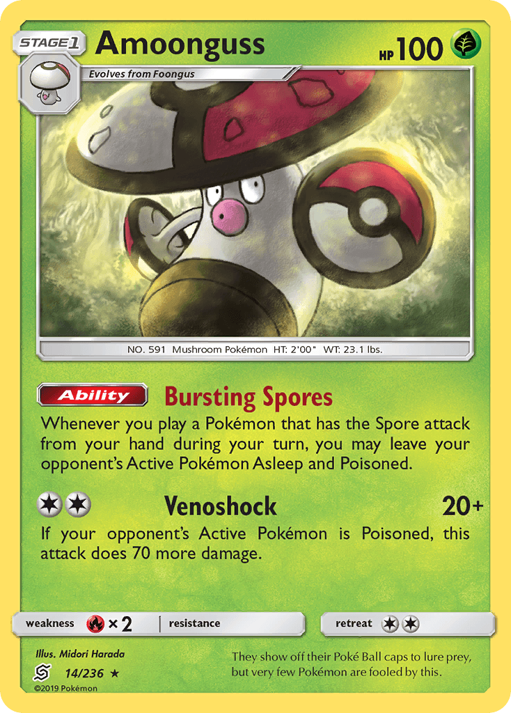 Amoonguss (14/236) [Sun & Moon: Unified Minds] - POKÉ JEUX