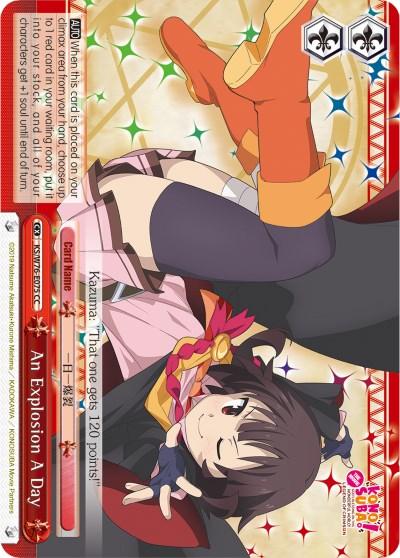 An Explosion A Day (KS/W76-E075 CC) [KonoSuba The Movie: Legend of Crimson] - POKÉ JEUX