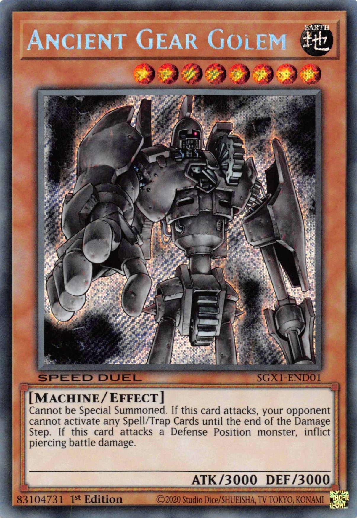 Ancient Gear Golem [SGX1-END01] Secret Rare - POKÉ JEUX