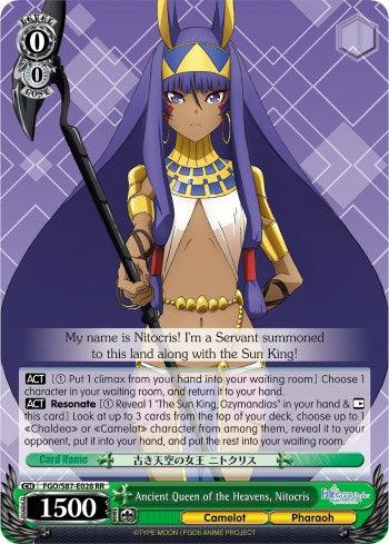 Ancient Queen of the Heavens, Nitocris (FGO/S87-E028 RR) [Fate/Grand Order THE MOVIE Divine Realm of the Round Table: Camelot] - POKÉ JEUX