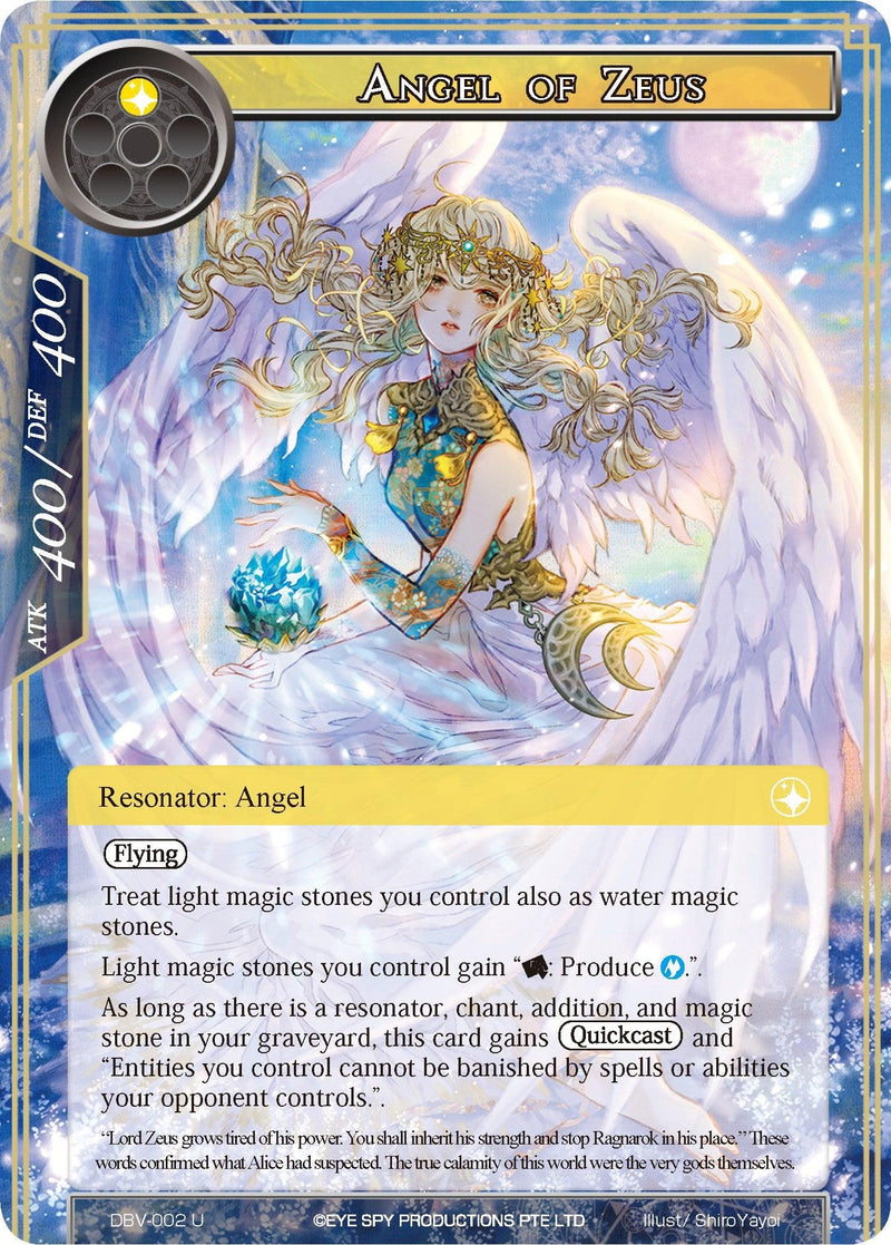 Angel of Zeus (DBV-002) [The Decisive Battle of Valhalla] - POKÉ JEUX