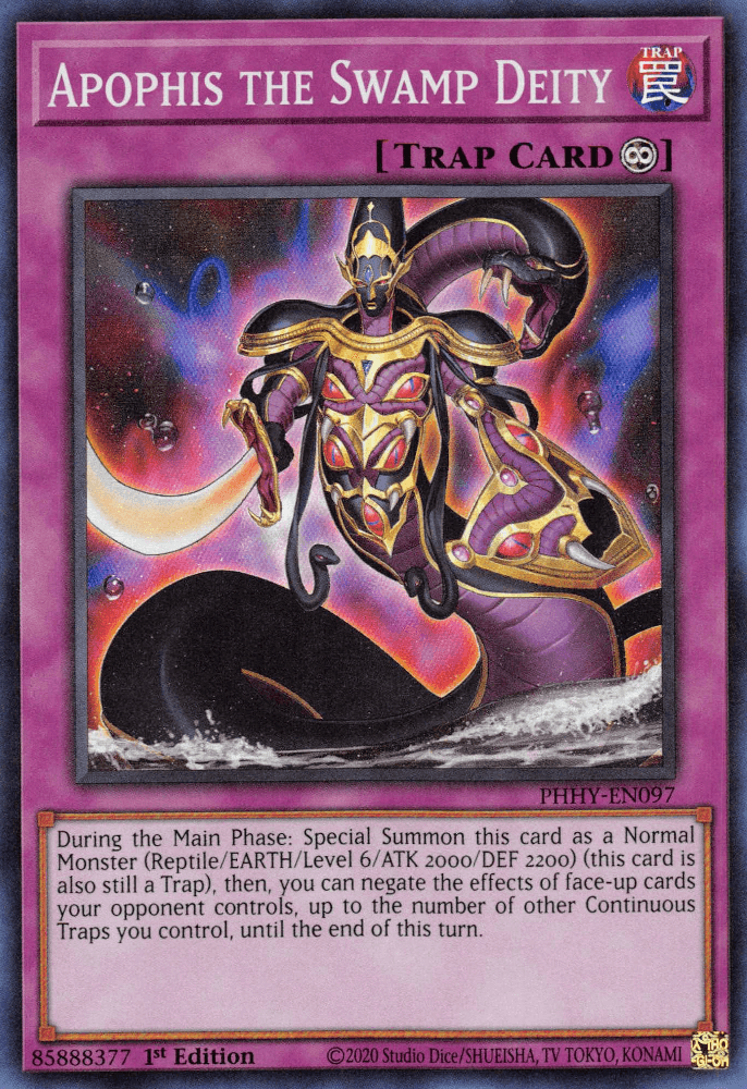 Apophis the Swamp Deity [PHHY-EN097] Super Rare - POKÉ JEUX