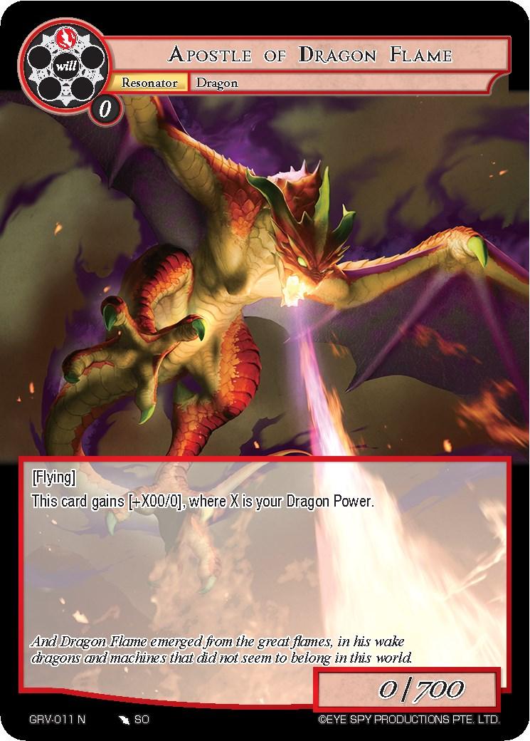 Apostle of Dragon Flame (GRV-011) [Game of Gods: Revolution] - POKÉ JEUX